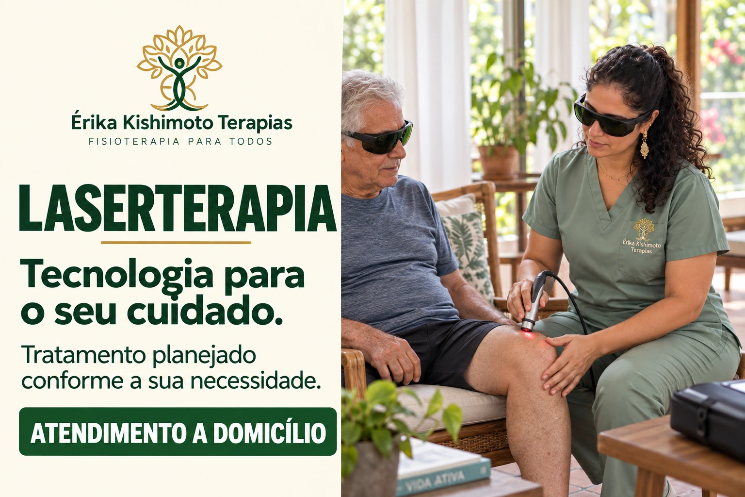 Laserterapia aplicada como recurso terapêutico em tratamentos de fisioterapia